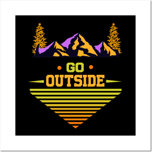 Go Outside Posters and Art